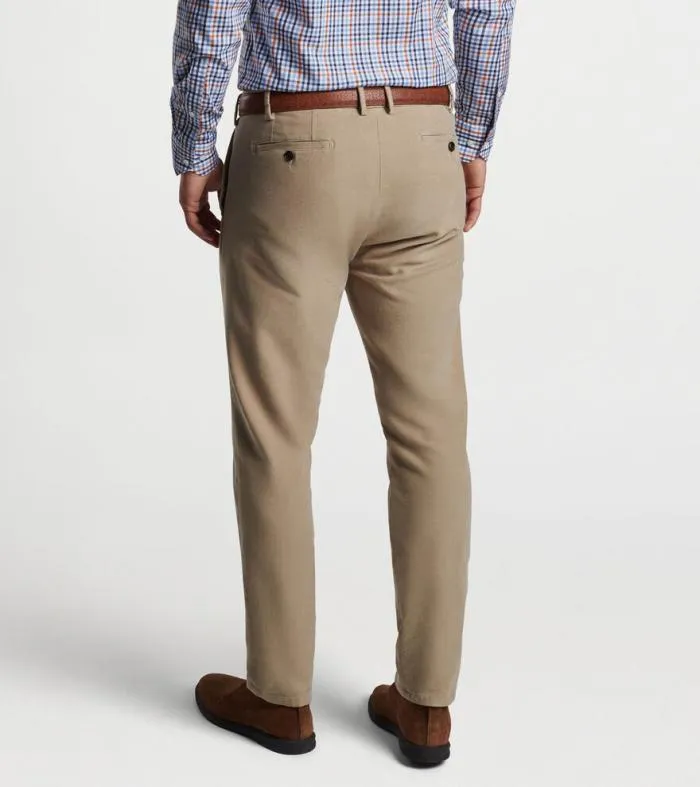Peter Millar Pants Men Manor Moleskin FlatFront Trouser