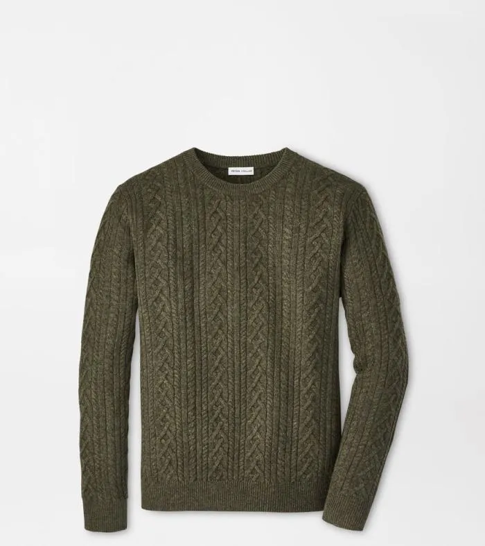 Peter Millar Sweaters Men Ridge Cable Crew