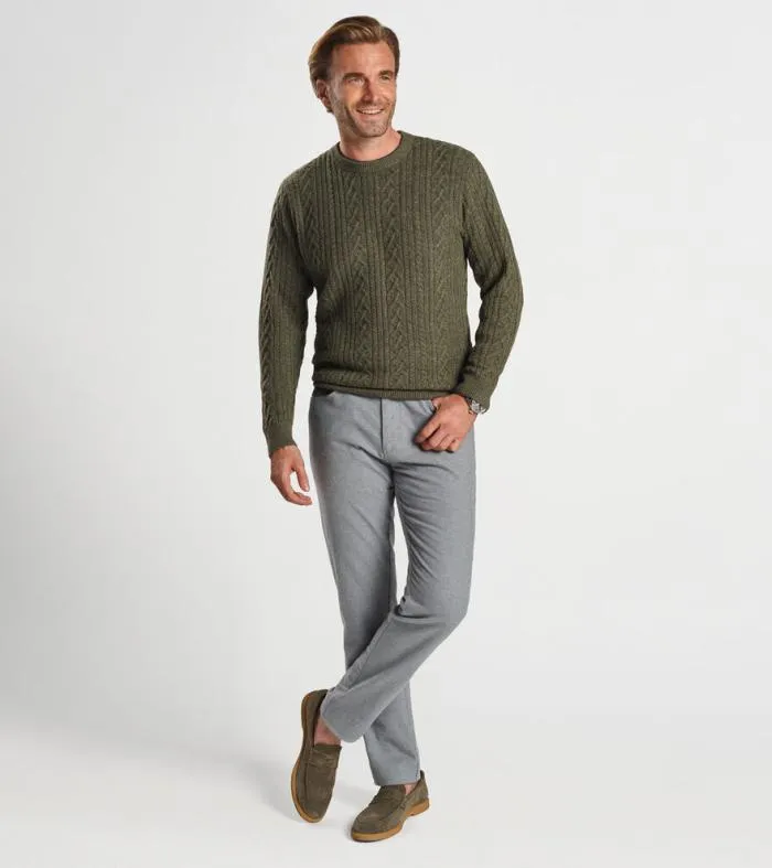 Peter Millar Sweaters Men Ridge Cable Crew