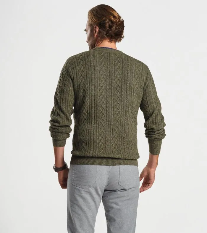 Peter Millar Sweaters Men Ridge Cable Crew