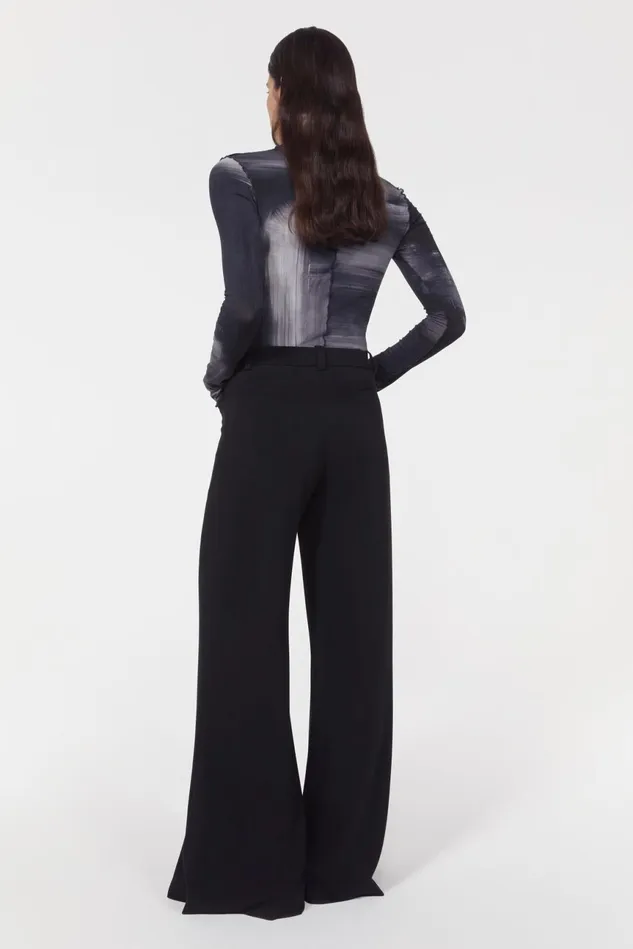 Petiso Drape Pants Black Women Rodebjer Sets and Suits