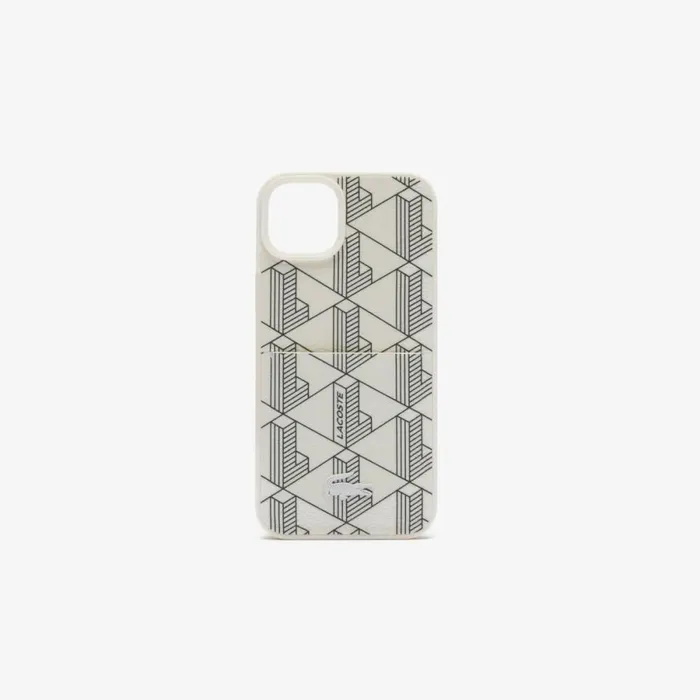 Phone Cases MenWomen Lacoste Unisex The Blend Croc Print IPhone 15 Max Case Farine Sinople F89 Phone Cases MenWomen Lacoste Unisex The Blend Croc Print IPhone 15 Max Case Farine Sinople F89