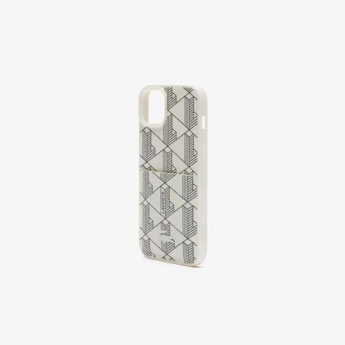 Phone Cases MenWomen Lacoste Unisex The Blend Croc Print IPhone 15 Max Case Farine Sinople F89