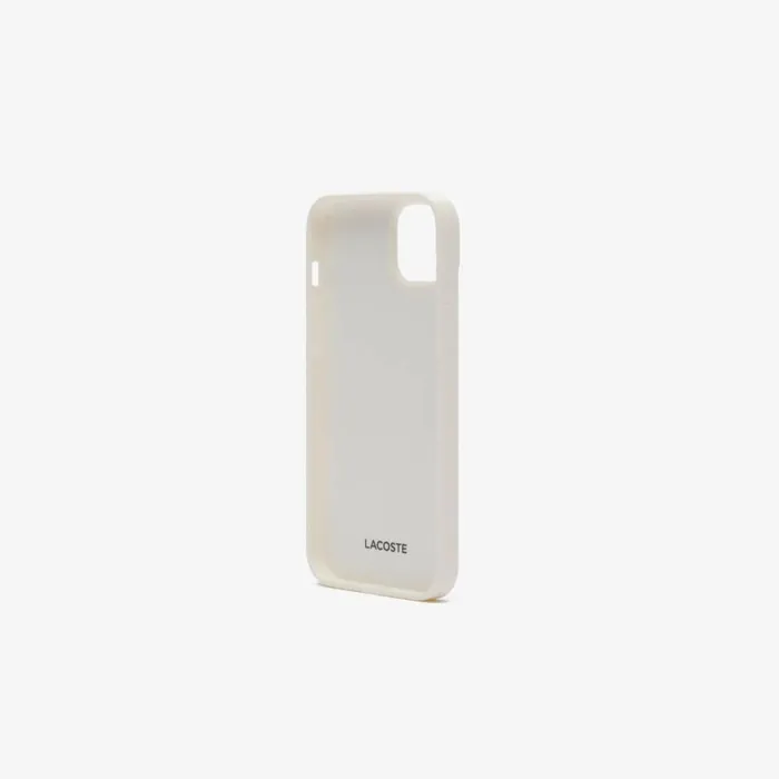 Phone Cases MenWomen Lacoste Unisex The Blend Croc Print IPhone 15 Max Case Farine Sinople F89