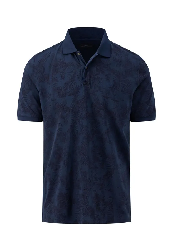 Polo Shirt Men FYNCHHATTON Loose Polo Shirt With A Summer Print Dusty Olivesoft Greennavycrystal Blue Polo Shirt Men FYNCHHATTON Loose Polo Shirt With A Summer Print Dusty Olivesoft Greennavycrystal Blue
