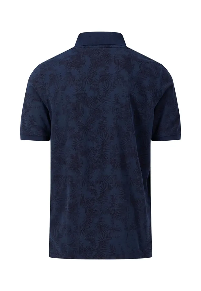 Polo Shirt Men FYNCHHATTON Loose Polo Shirt With A Summer Print Dusty Olivesoft Greennavycrystal Blue Polo Shirt Men FYNCHHATTON Loose Polo Shirt With A Summer Print Dusty Olivesoft Greennavycrystal Blue