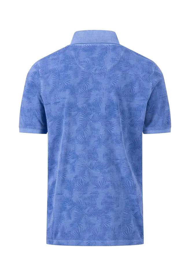Polo Shirt Men FYNCHHATTON Loose Polo Shirt With A Summer Print Dusty Olivesoft Greennavycrystal Blue Polo Shirt Men FYNCHHATTON Loose Polo Shirt With A Summer Print Dusty Olivesoft Greennavycrystal Blue