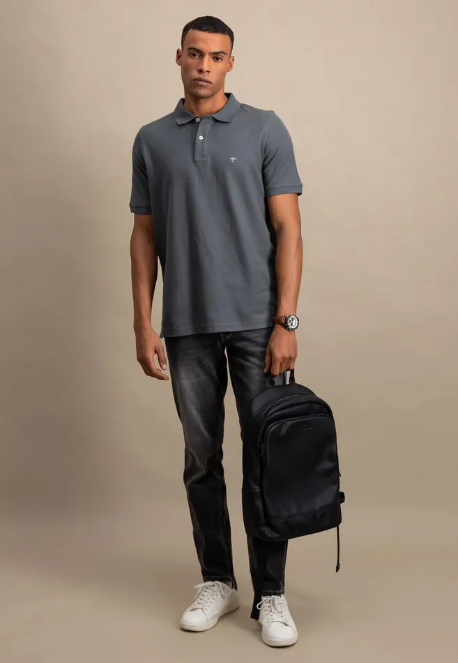 Polo Shirt Men FYNCHHATTON Polo Shirt Made Of Premium Cotton Blackpacificmidnightasphaltnavywhite