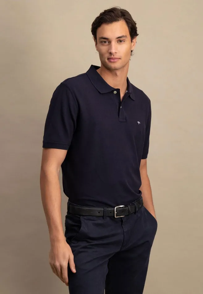 Polo Shirt Men FYNCHHATTON Polo Shirt Made Of Premium Cotton Blackpacificmidnightasphaltnavywhite
