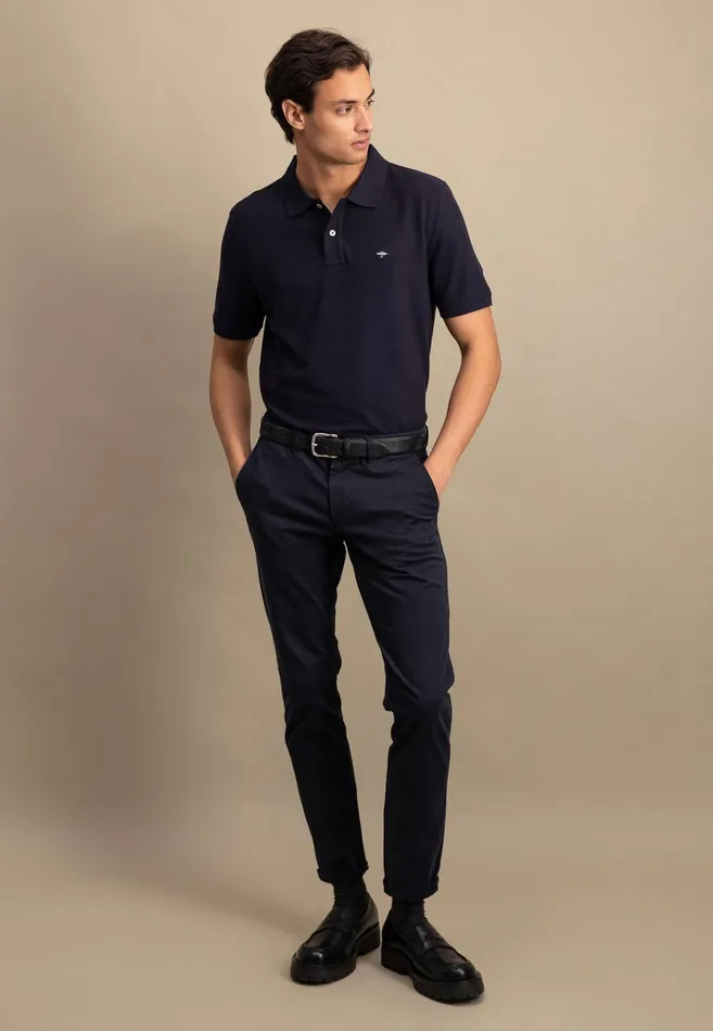 Polo Shirt Men FYNCHHATTON Polo Shirt Made Of Premium Cotton Blackpacificmidnightasphaltnavywhite