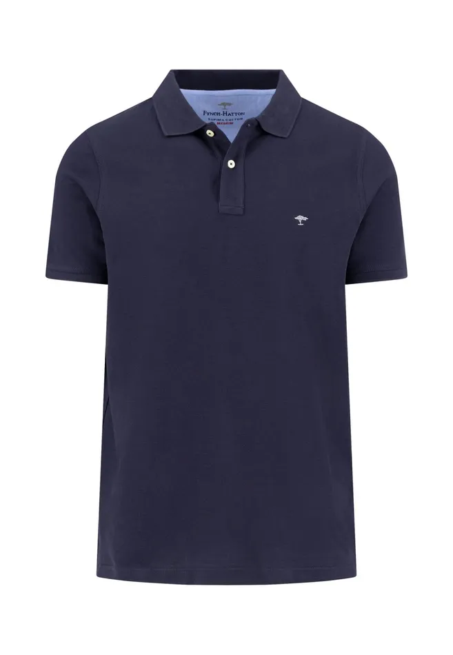 Polo Shirt Men FYNCHHATTON Polo Shirt Made Of Premium Cotton Blackpacificmidnightasphaltnavywhite