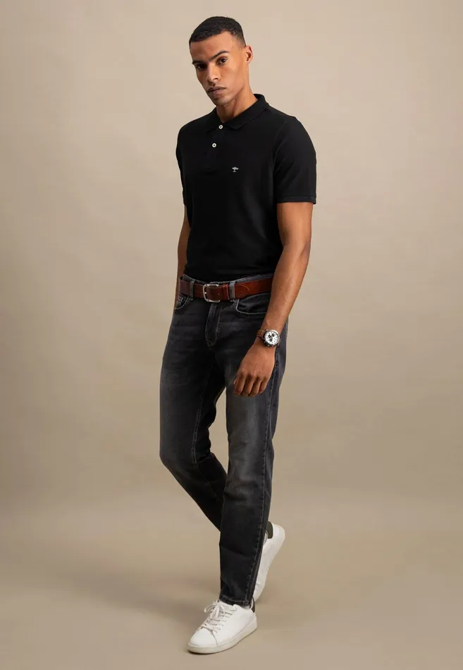 Polo Shirt Men FYNCHHATTON Polo Shirt Made Of Premium Cotton Blackpacificmidnightasphaltnavywhite