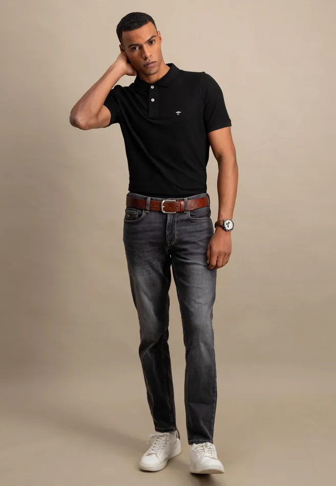 Polo Shirt Men FYNCHHATTON Polo Shirt Made Of Premium Cotton Blackpacificmidnightasphaltnavywhite