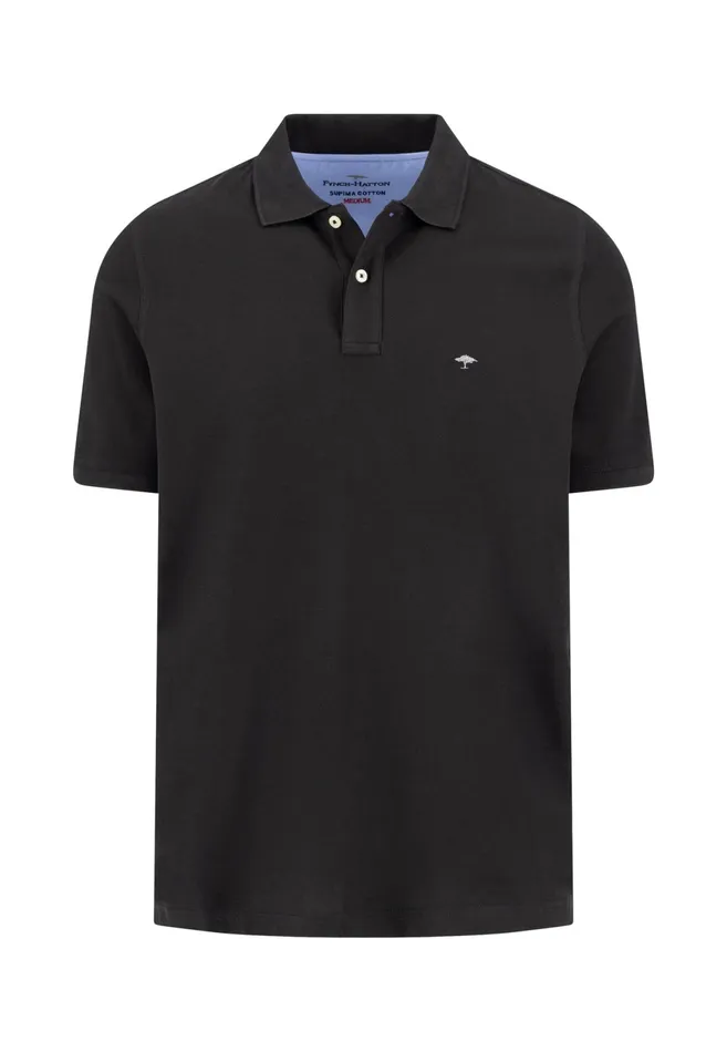 Polo Shirt Men FYNCHHATTON Polo Shirt Made Of Premium Cotton Blackpacificmidnightasphaltnavywhite