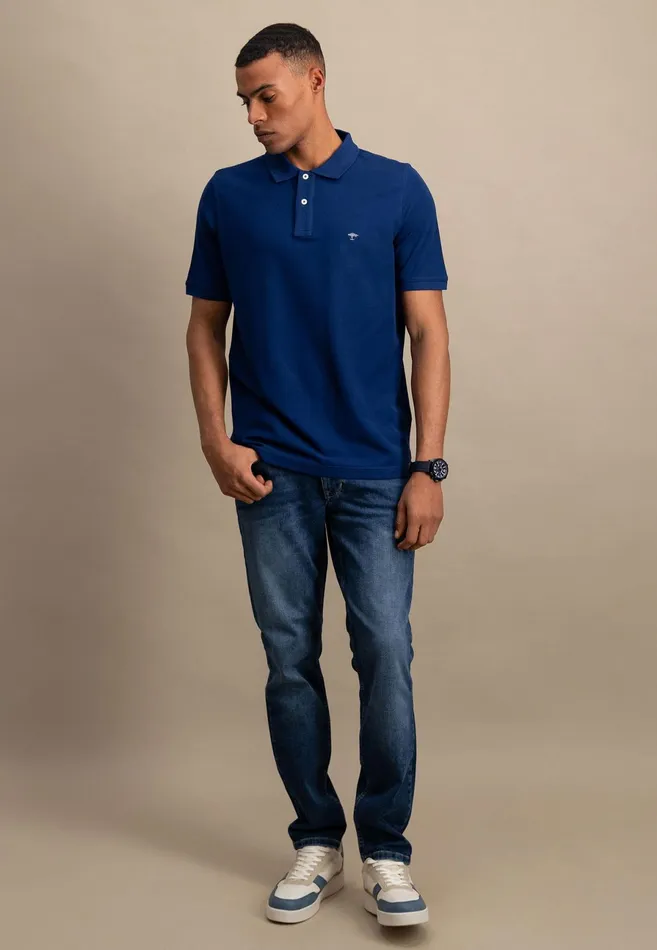Polo Shirt Men FYNCHHATTON Polo Shirt Made Of Premium Cotton Blackpacificmidnightasphaltnavywhite