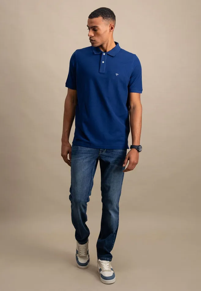 Polo Shirt Men FYNCHHATTON Polo Shirt Made Of Premium Cotton Blackpacificmidnightasphaltnavywhite