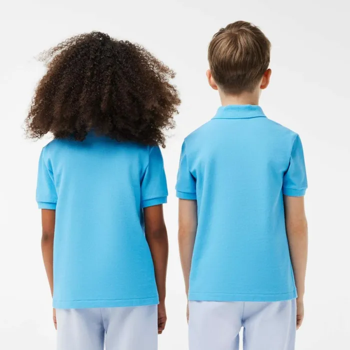 Polos Kids Lacoste Kids039 Regular Fit Petit Piqu Polo Bonnie Blue Iy3