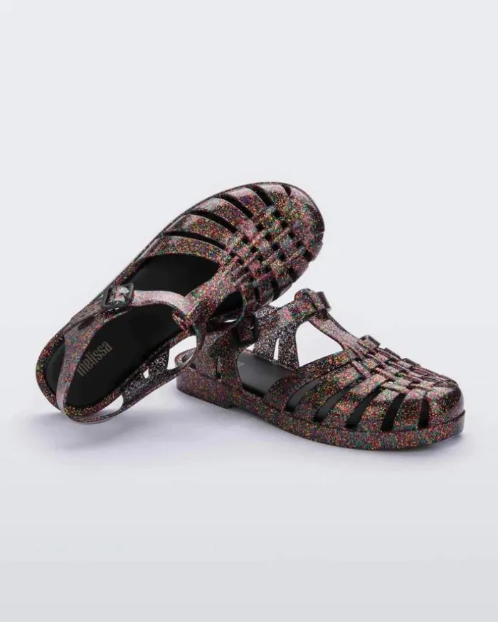 Possession Mixed Glitter Glass Women Melissa Sandals