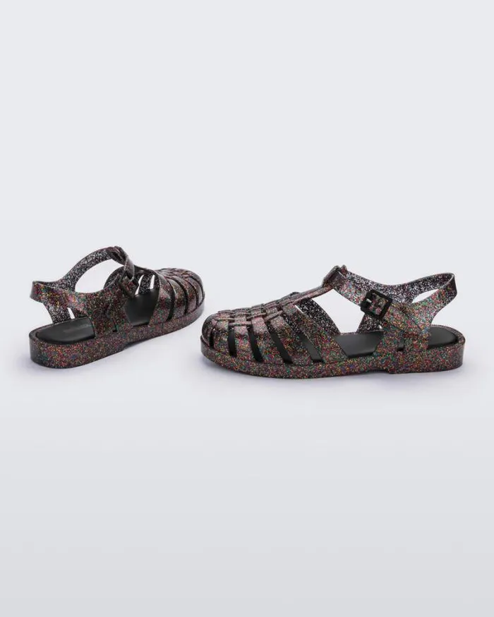 Possession Mixed Glitter Glass Women Melissa Sandals