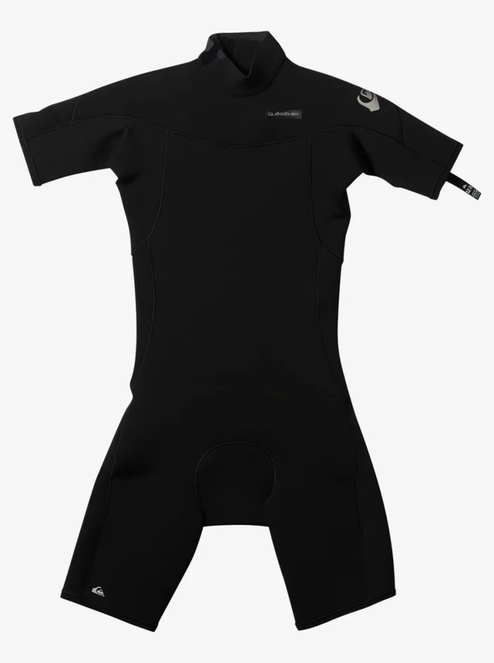 Quiksilver 816 22mm Everyday Sessions Short Sleeve Back Zip Springsuit Black Boys Wetsuits Quiksilver 816 22mm Everyday Sessions Short Sleeve Back Zip Springsuit Black Boys Wetsuits
