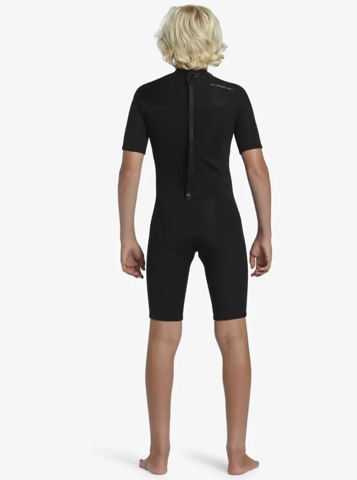 Quiksilver 816 22mm Everyday Sessions Short Sleeve Back Zip Springsuit Black Boys Wetsuits Quiksilver 816 22mm Everyday Sessions Short Sleeve Back Zip Springsuit Black Boys Wetsuits