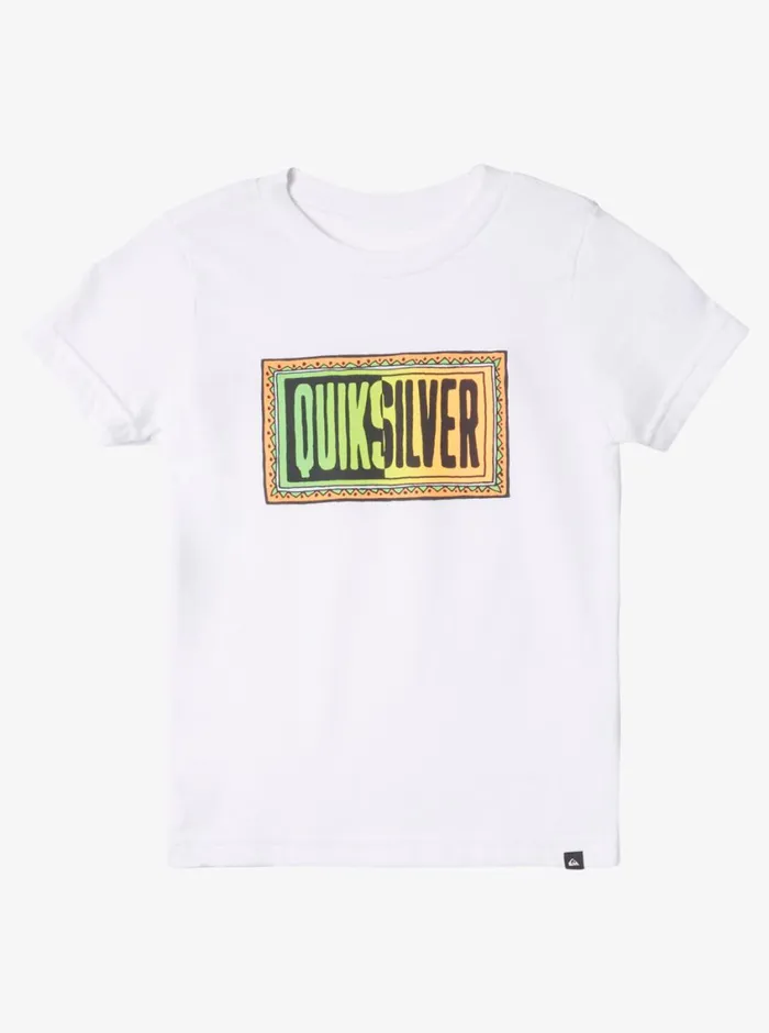 Quiksilver 816 Day Tripper TShirt White Boys Tees