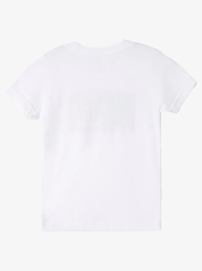 Quiksilver 816 Day Tripper TShirt White Boys Tees Quiksilver 816 Day Tripper TShirt White Boys Tees