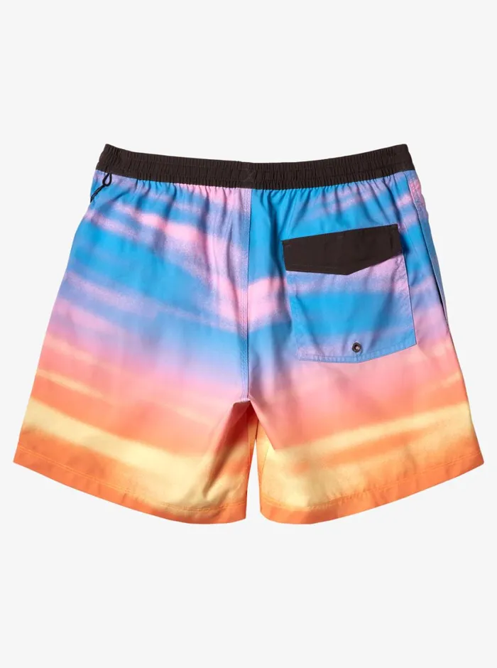 Quiksilver 816 Everyday Fade Volley 12034 Elastic Waist Shorts Swedish Blue Boys Boardshorts Quiksilver 816 Everyday Fade Volley 12034 Elastic Waist Shorts Swedish Blue Boys Boardshorts