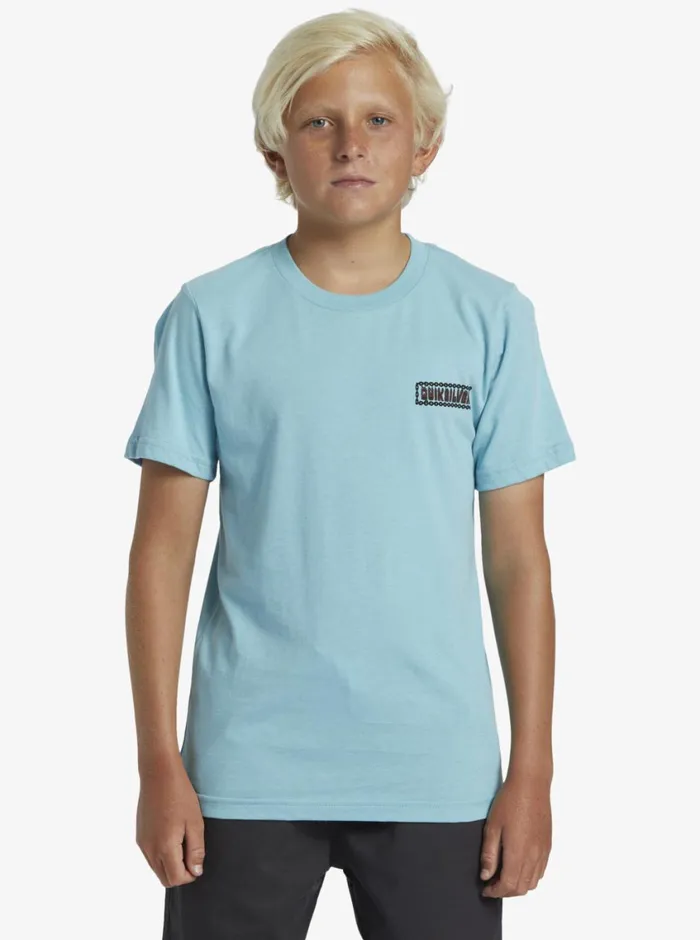 Quiksilver 816 Marooned TShirt Marine Blue Boys Tees