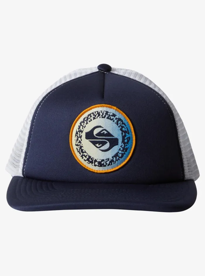 Quiksilver 816 Slab Scratch Trucker Hat Navy Blazer Boys Hats Quiksilver 816 Slab Scratch Trucker Hat Navy Blazer Boys Hats