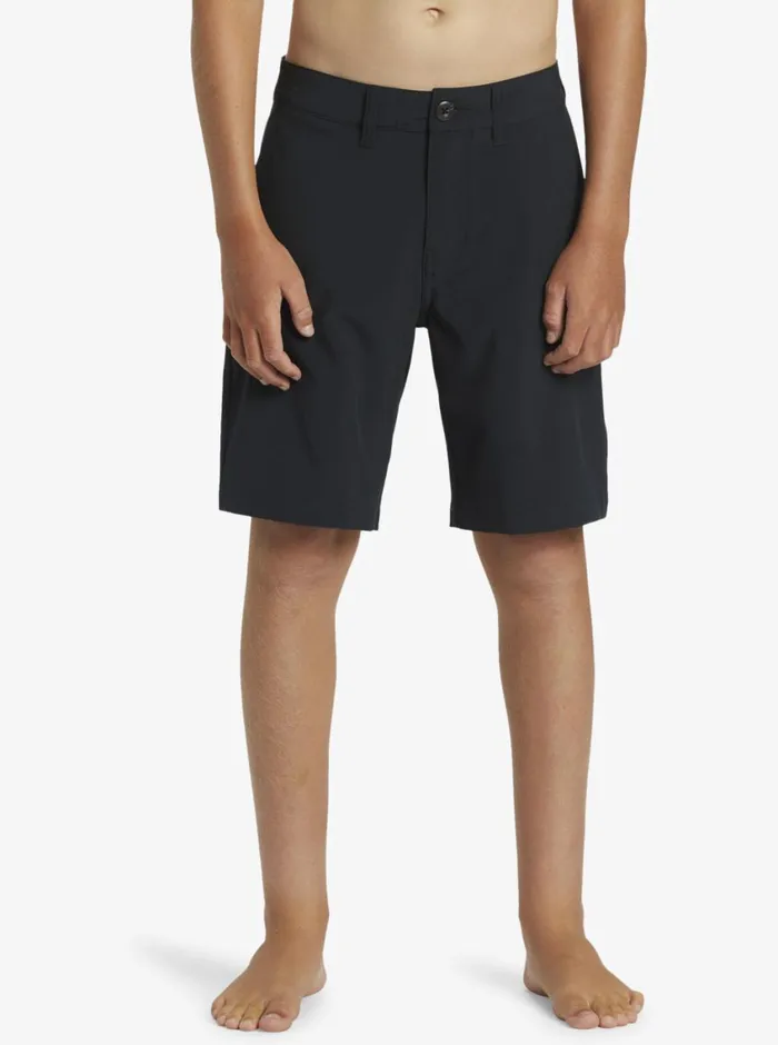Quiksilver 816 Union Amphibian 17034 Hybrid Shorts Black Boys Shorts Quiksilver 816 Union Amphibian 17034 Hybrid Shorts Black Boys Shorts