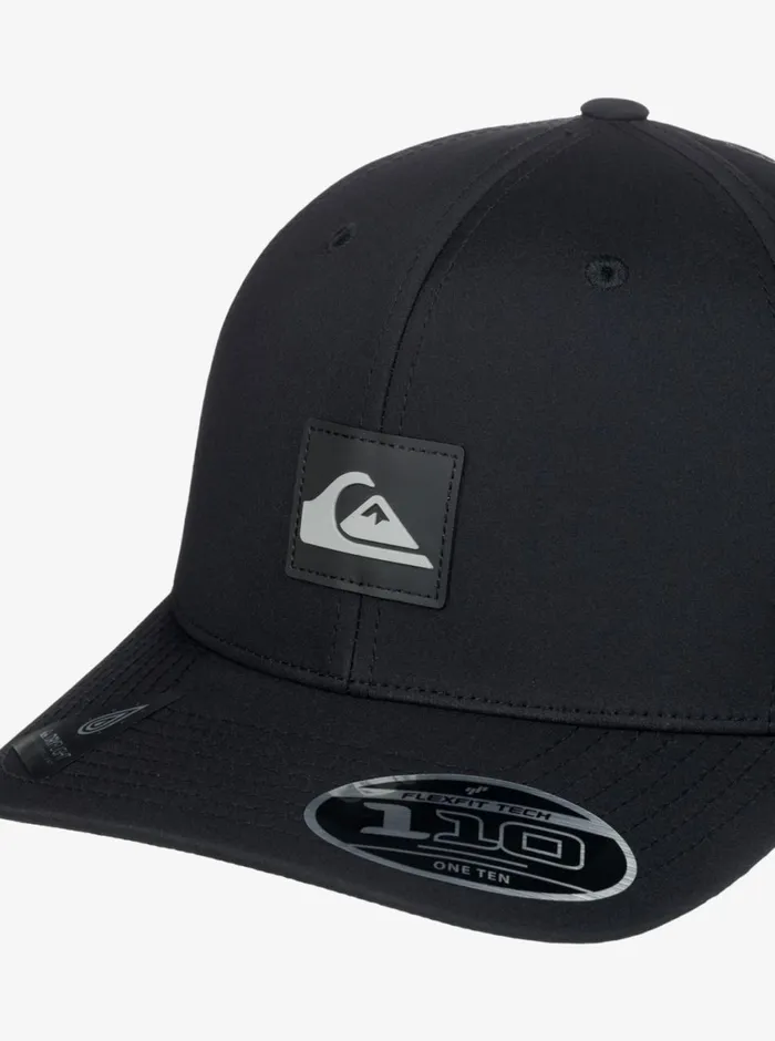 Quiksilver Adapted Flexfit Hat Black Mens Hats Quiksilver Adapted Flexfit Hat Black Mens Hats