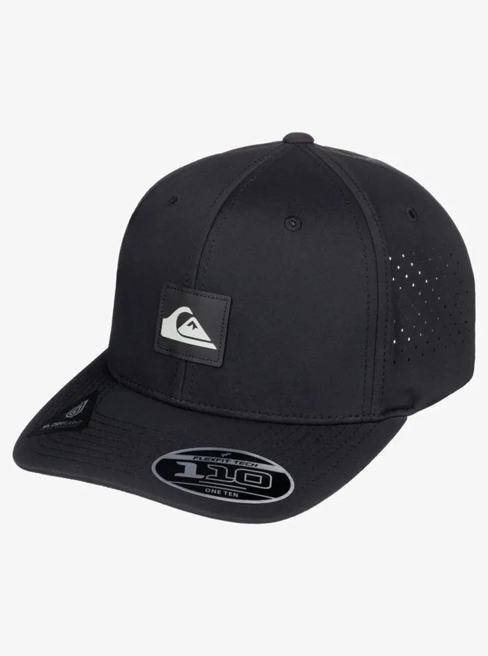 Quiksilver Adapted Flexfit Hat Black Mens Hats Quiksilver Adapted Flexfit Hat Black Mens Hats