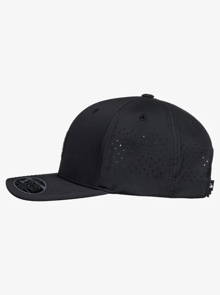 Quiksilver Adapted Flexfit Hat Black Mens Hats Quiksilver Adapted Flexfit Hat Black Mens Hats