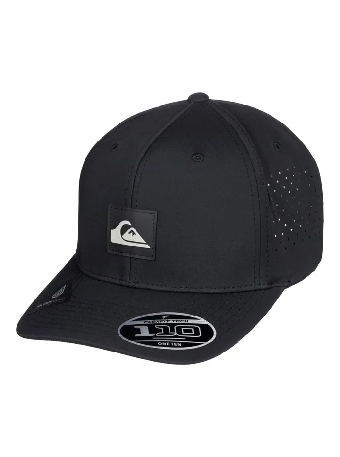 Quiksilver Adapted Flexfit Hat Black Mens Hats Quiksilver Adapted Flexfit Hat Black Mens Hats