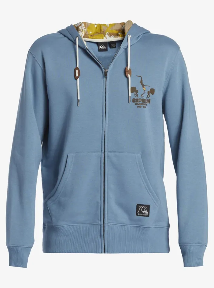 Quiksilver Andy Y Andy ZipUp Hoodie Blue Shadow Mens Sweatshirts and Hoodies Quiksilver Andy Y Andy ZipUp Hoodie Blue Shadow Mens Sweatshirts and Hoodies