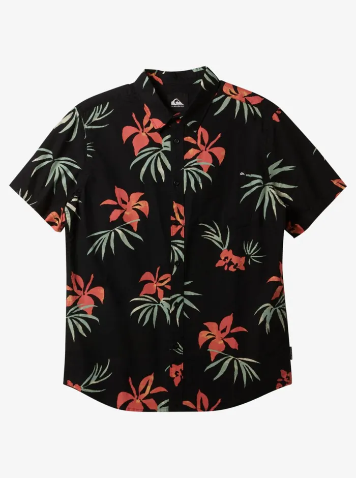 Quiksilver Apero Classic Short Sleeve Woven Shirt Black Aop Mix Bag Ss Mens Shirts and Polos Quiksilver Apero Classic Short Sleeve Woven Shirt Black Aop Mix Bag Ss Mens Shirts and Polos