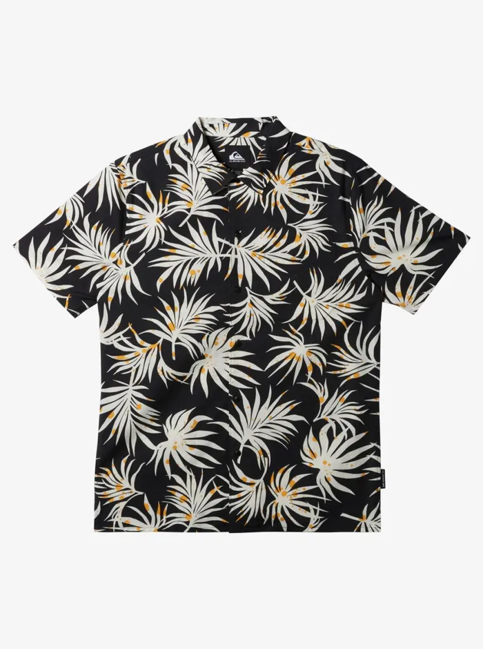 Quiksilver Beach Club Casual Short Sleeve Woven Shirt Black Aop Better Ss Mens Shirts and Polos Quiksilver Beach Club Casual Short Sleeve Woven Shirt Black Aop Better Ss Mens Shirts and Polos