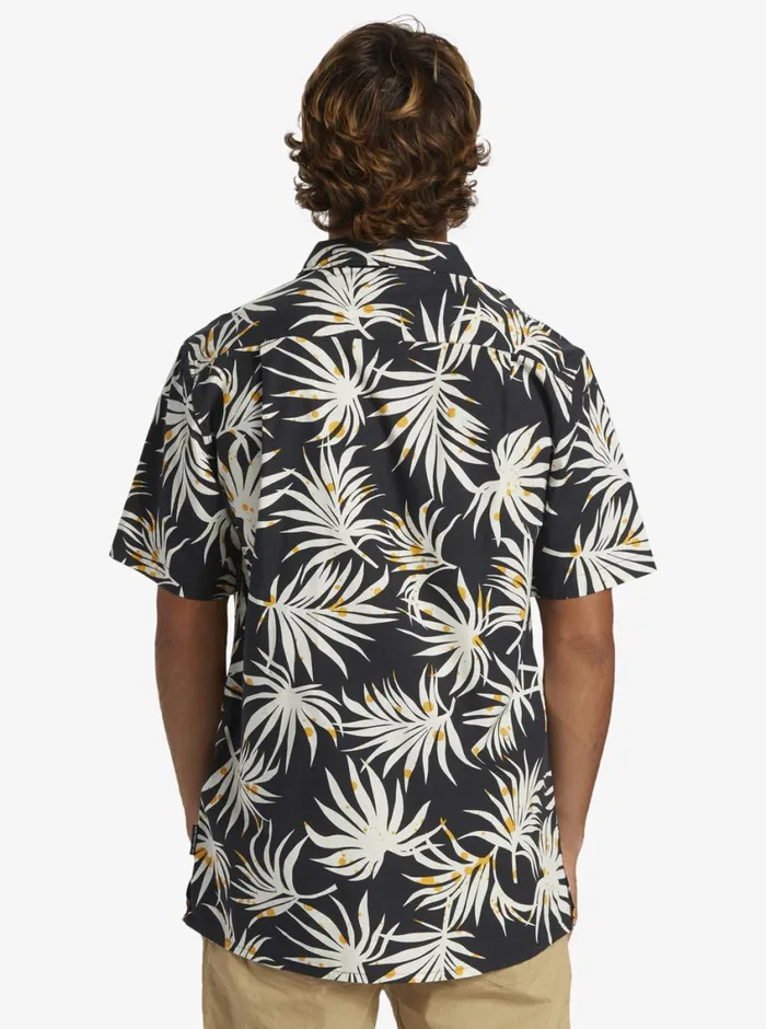 Quiksilver Beach Club Casual Short Sleeve Woven Shirt Black Aop Better Ss Mens Shirts and Polos Quiksilver Beach Club Casual Short Sleeve Woven Shirt Black Aop Better Ss Mens Shirts and Polos