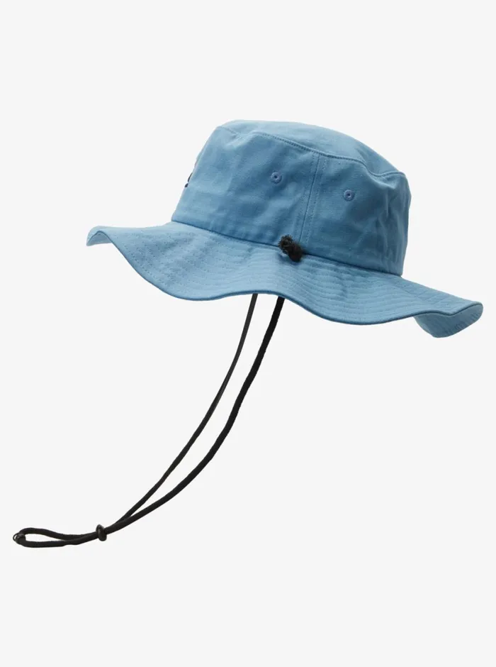 Quiksilver Bushmaster Safari Boonie Hat Aegean Blue Mens Hats Quiksilver Bushmaster Safari Boonie Hat Aegean Blue Mens Hats