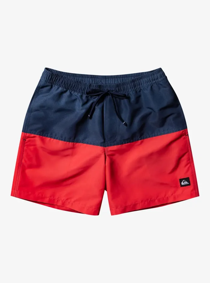 Quiksilver Butt Logo 17034 Volleys Navy Blazer Mens Elastic Waist