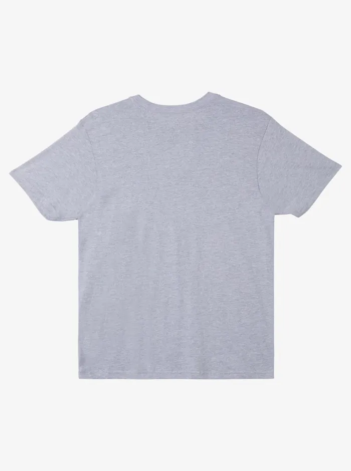 Quiksilver Comp Logo Tshirt Athletic Heather Mens Tees Quiksilver Comp Logo Tshirt Athletic Heather Mens Tees