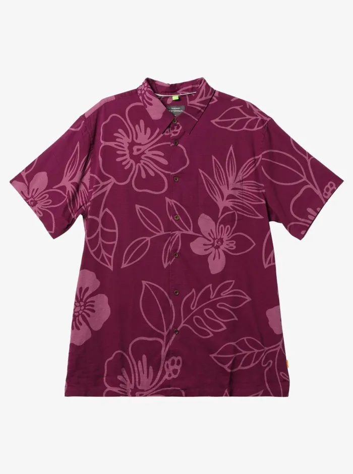 Quiksilver Cruise Town Woven Shirt Magenta Cruise Town MensWaterman Shirts and Polos