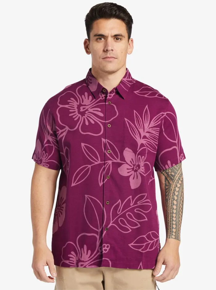 Quiksilver Cruise Town Woven Shirt Magenta Cruise Town MensWaterman Shirts and Polos Quiksilver Cruise Town Woven Shirt Magenta Cruise Town MensWaterman Shirts and Polos