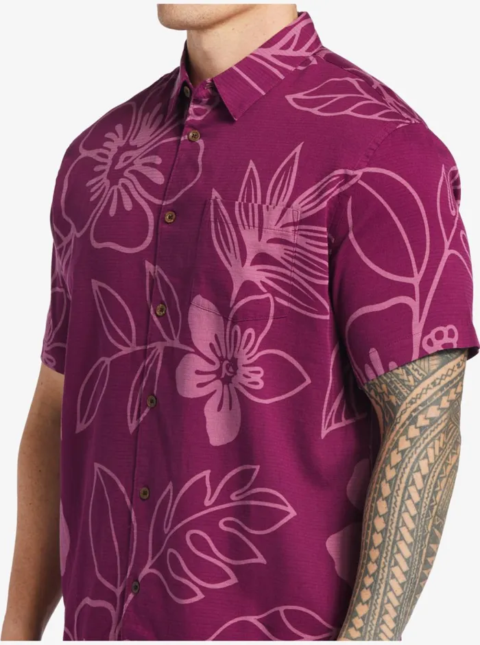 Quiksilver Cruise Town Woven Shirt Magenta Cruise Town MensWaterman Shirts and Polos Quiksilver Cruise Town Woven Shirt Magenta Cruise Town MensWaterman Shirts and Polos