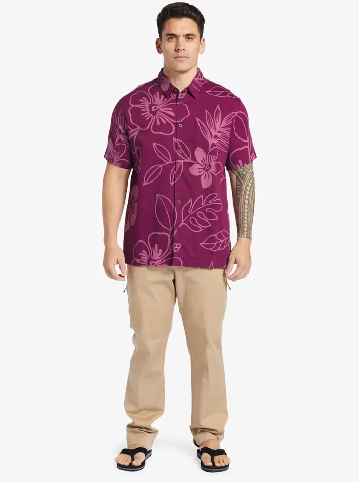 Quiksilver Cruise Town Woven Shirt Magenta Cruise Town MensWaterman Shirts and Polos Quiksilver Cruise Town Woven Shirt Magenta Cruise Town MensWaterman Shirts and Polos