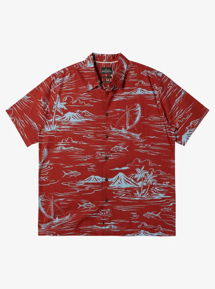 Quiksilver Day Dreamer Woven Shirt Fire Day Dreamer Woven MensWaterman Shirts and Polos Quiksilver Day Dreamer Woven Shirt Fire Day Dreamer Woven MensWaterman Shirts and Polos