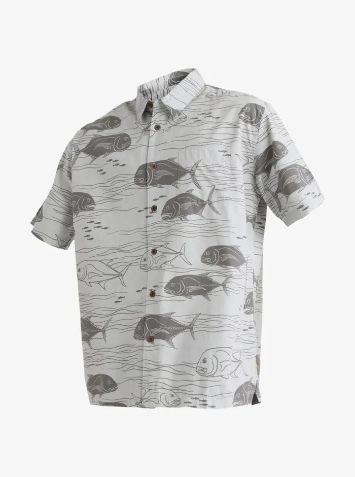 Quiksilver Dive Sites Woven Shirt Harbor Mist Dive Sites MensWaterman Shirts and Polos Quiksilver Dive Sites Woven Shirt Harbor Mist Dive Sites MensWaterman Shirts and Polos