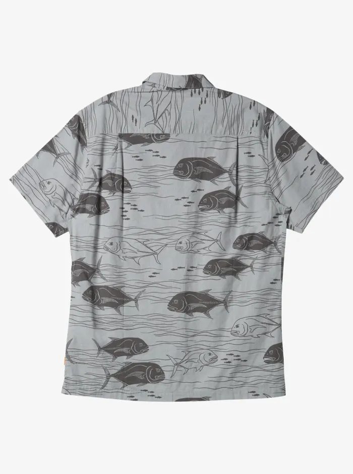 Quiksilver Dive Sites Woven Shirt Harbor Mist Dive Sites MensWaterman Shirts and Polos Quiksilver Dive Sites Woven Shirt Harbor Mist Dive Sites MensWaterman Shirts and Polos