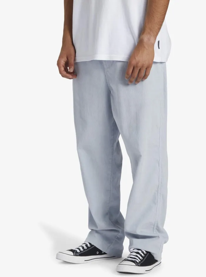 Quiksilver DNA Beach Pant Corduroy Pants Blue Fog Mens Pants Quiksilver DNA Beach Pant Corduroy Pants Blue Fog Mens Pants